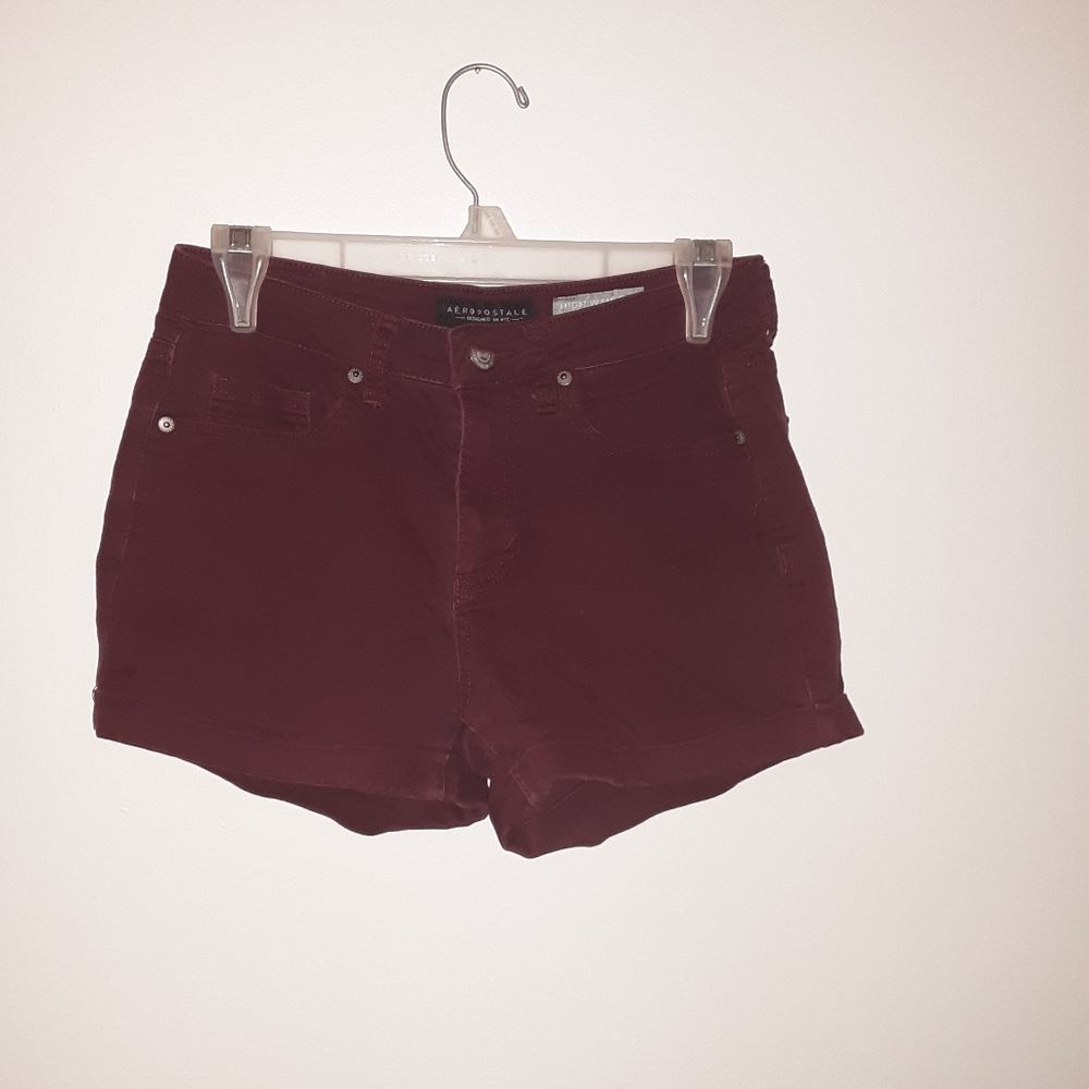 Burgundy Shorts